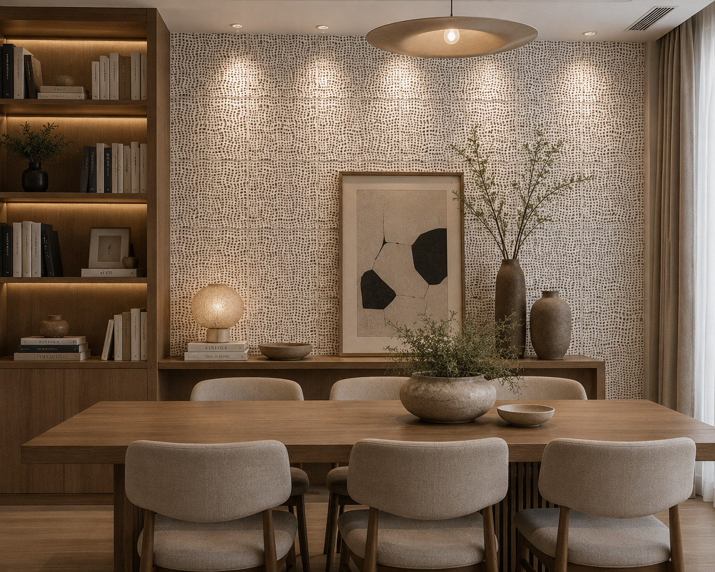 Golden Leather White Marble Mosaic Tile