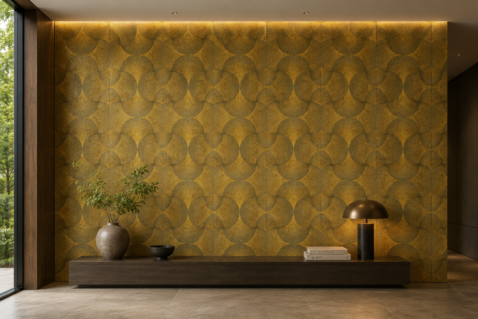 Golden Dream Scale Marble Tile