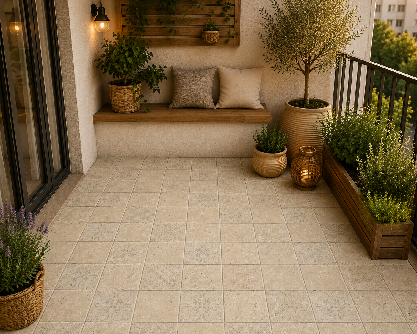 Art Mix Ivory Travertine Mosaic Tile