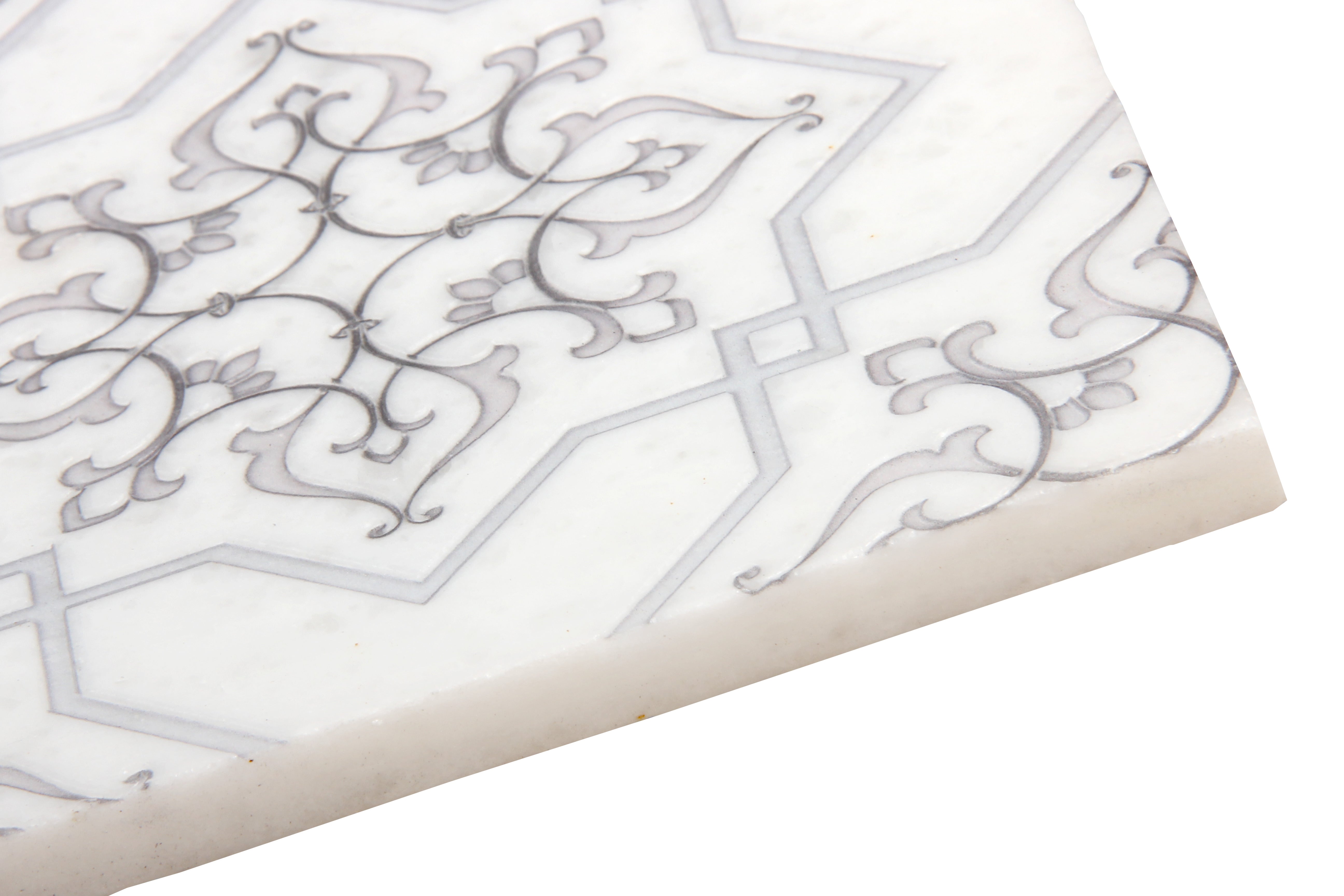 Pavillion White Marble Tile