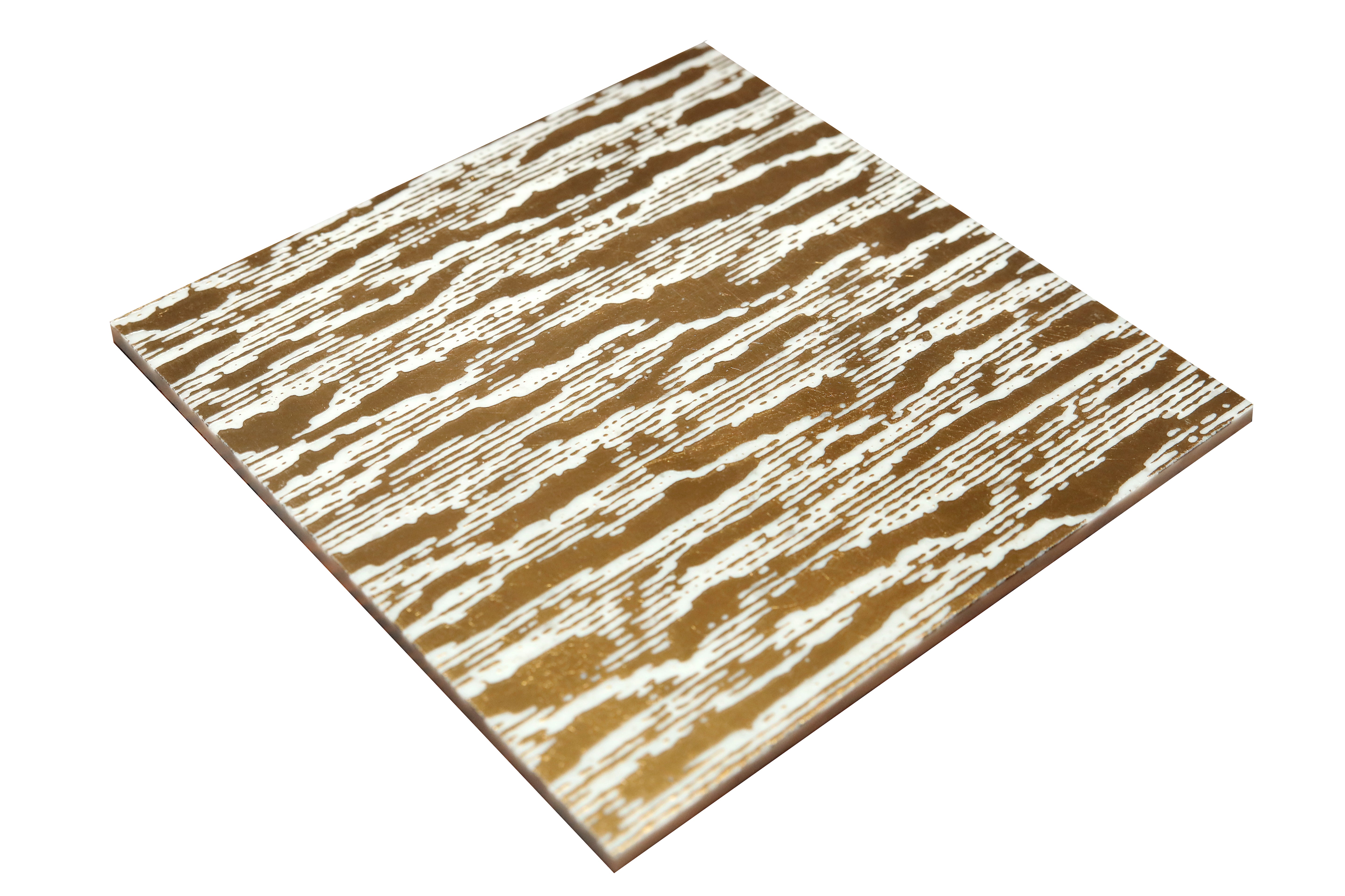 Dore Waves textured marble tile installed on a decorative feature wall