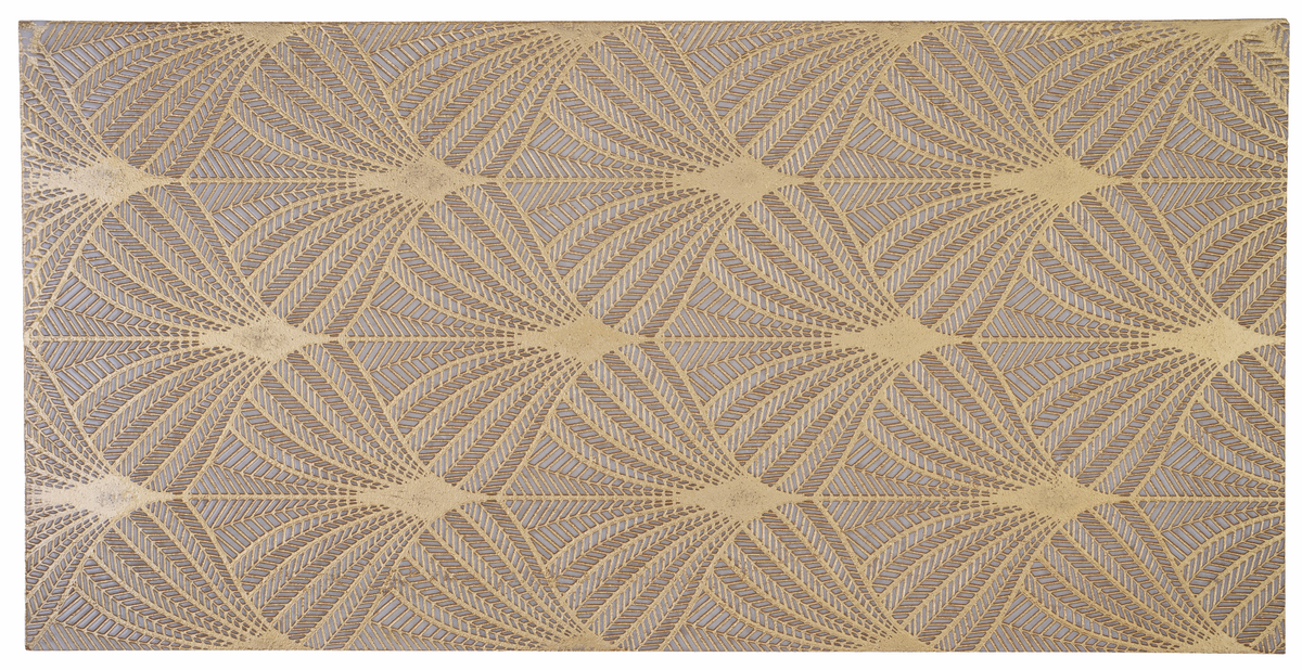 Elsia Leaves white marble matte mosaic tile with leaf-inspired pattern